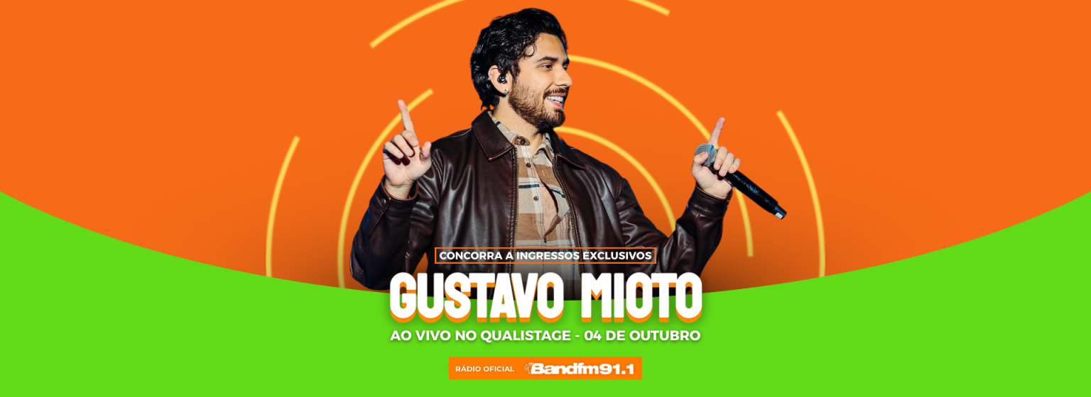 Promo Gustavo Mioto Band FM Rio