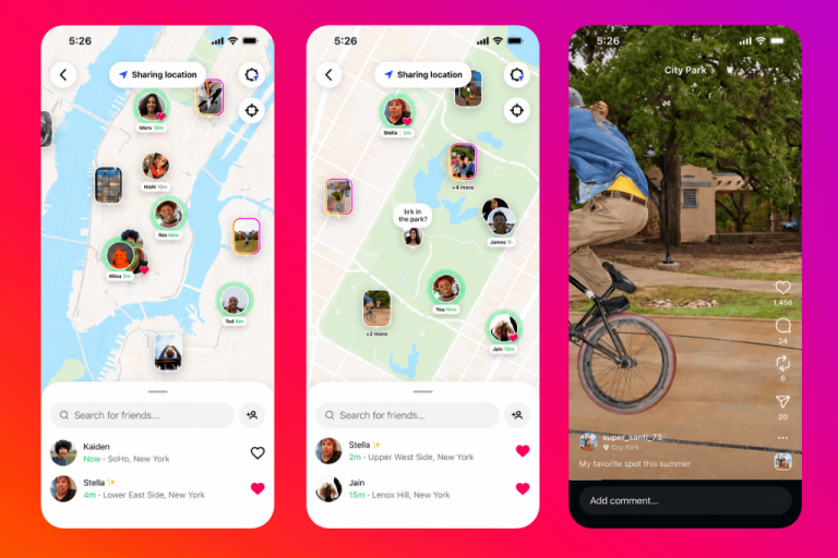 Instagram se desculpa após erro liberar mapa de localização de