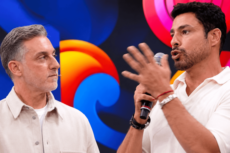 Luciano Huck interrompe Cauã Reymond durante entrevista e momento repercute