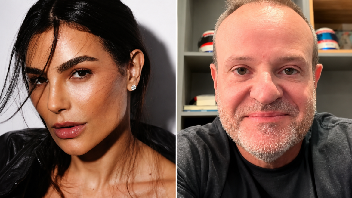 Capa de Cíntia Chagas confirma namoro com Rubens Barrichello durante viagem à Itália